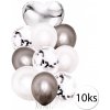 FunPlay 5598-1 Konfetové balóny 30-46 cm, 10 ks, strieborné FunPlay 5598-1 Konfetové balóny 30-46 cm, 10 ks, strieborné
