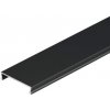LAGUNA Krycia lišta na spodnú koľajnicu RAMA 88813 / Čierna matná 2 m LAGUNA Krycia lišta na spodnú koľajnicu RAMA 88813 / Čierna matná 2 m