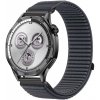 VSETKONAMOBIL NYLON Univerzálny remienok pre smart hodinky - šírka 18mm tmavošedý 131097