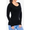 Funkčné tričko dámske Icebreaker 200 Oasis LS Scoop - black Funkčné tričko dámske Icebreaker 200 Oasis LS Scoop - black