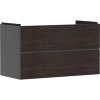 HANSGROHE Xevolos E závesná skrinka pod umývadlo, 2 zásuvky PushOpen, 980 x 475 x 555 mm, bridlicová matná sivá/tmavý dub, 54183730 HANSGROHE Xevolos E závesná skrinka pod umývadlo, 2 zásuvky PushOpen, 980 x 475 x 555 mm, bridlicová matná sivá/tmavý dub, 54183730