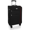 AVANCEA Textilný cestovný kufor GP4555 4W čierny M 71x43x27 cm AVANCEA Textilný cestovný kufor GP4555 4W čierny M 71x43x27 cm