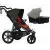 TFK ProA 2v1 Anthracite with Red Higlights Combi carrycot + Seat unit Hlboká vanička Premium Grey TFK ProA 2v1 Anthracite with Red Higlights Combi carrycot + Seat unit Hlboká vanička Premium Grey