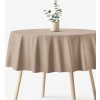 Goldea okrúhly obrus peru - latte Ø 130 cm Goldea okrúhly obrus peru - latte Ø 130 cm