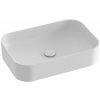 Ravak Ceramic umývadlo 55x37 cm obdĺžnik pultové umývadlo biela XJX0E155004 Ravak Ceramic umývadlo 55x37 cm obdĺžnik pultové umývadlo biela XJX0E155004