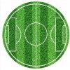 Dekora Jedlý papier na tortu - Futbalové ihrisko 20 cm Dekora Jedlý papier na tortu - Futbalové ihrisko 20 cm
