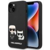 Púzdro Karl Lagerfeld iPhone 14 Plus Liquid Silicone Karl & Choupette Magsafe čierne Púzdro Karl Lagerfeld iPhone 14 Plus Liquid Silicone Karl & Choupette Magsafe čierne