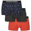 Men's Boxer Shorts 3-Pack Birds/Grey/Orange čierna | modrá | šedá | oranžová | viacfarená S Urban Classics 4053838796092 Men's Boxer Shorts 3-Pack Birds/Grey/Orange čierna | modrá | šedá | oranžová | viacfarená S Urban Classics 4053838796092