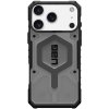 UAG - Pathfinder Clear MagSafe ochranný obal na iPhone 17 Pro – popolavý