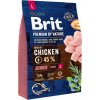BRIT Premium by Nature Junior Large Chicken - suché krmivo pro psy - 3 kg