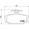 Sada brzdových platničiek kotúčovej brzdy BREMBO P 86 009