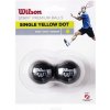 Loptičky na squash Wilson Staff Premium, žltá bodka, 2ks Loptičky na squash Wilson Staff Premium, žltá bodka, 2ks