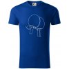 Rakety na stolný tenis jedným ťahom - Tričko z organickej bavlny - 3XL ( Kráľovská modrá ) Rakety na stolný tenis jedným ťahom - Tričko z organickej bavlny - 3XL ( Kráľovská modrá )