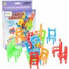 Majlo Toys Detská dovednostná hra Veselé stoličky 18 súčastí Majlo Toys Detská dovednostná hra Veselé stoličky 18 súčastí