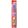 Colgate Zubná kefka Double Action, stredná tvrdosť, 2 ks Colgate Zubná kefka Double Action, stredná tvrdosť, 2 ks