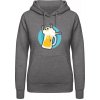 AWDis Hoodie Mikina - Motív - Pivo so smrtkou - Uhlíková - XXL - Dámske AWDis Hoodie Mikina - Motív - Pivo so smrtkou - Uhlíková - XXL - Dámske