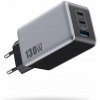 Nabíjačka USB-C GaN 130W 2x USB-C + USB-A Rýchle Nabíjanie 3xPD/PPS/QC Nabíjačka USB-C GaN 130W 2x USB-C + USB-A Rýchle Nabíjanie 3xPD/PPS/QC