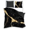 FARO Obliečky bavlna satén Minerál Black Bavlna Satén 140x200 70x90