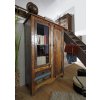 Bighome - OLDTIME Vitrína 140x95 cm, staré drevo Bighome - OLDTIME Vitrína 140x95 cm, staré drevo