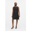 ŠATY KARL LAGERFELD FRINGE DRESS BLACK ŠATY KARL LAGERFELD FRINGE DRESS BLACK