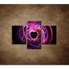 3D srdce - 3dielny 90x60cm 3D srdce - 3dielny 90x60cm