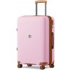 Cestovný kufor z polypropylénu Kono 114 L - ružovo-hnedý Cestovný kufor z polypropylénu Kono 114 L - ružovo-hnedý