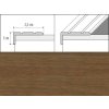 Prechodové lišty A31 - SAMOLEPIACE šírka 2,5 x výška 1 x dĺžka 90 cm - orech chile Prechodové lišty A31 - SAMOLEPIACE šírka 2,5 x výška 1 x dĺžka 90 cm - orech chile