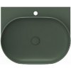 Ravak Yard - Umývadlo 61x50 cm, bez prepadu, otvor na batériu, Grey Green XJX08260000 Ravak Yard - Umývadlo 61x50 cm, bez prepadu, otvor na batériu, Grey Green XJX08260000
