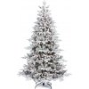 LAALU Vianočný stromček zasnežený DELUXE jedle Anita 180 cm