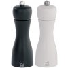 Súprava mlynčeka na soľ a korenie TAHITI 15 cm, čierna/biela, bukové drevo, Peugeot Súprava mlynčeka na soľ a korenie TAHITI 15 cm, čierna/biela, bukové drevo, Peugeot