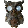 Záhradná dekorácia sova solárna Záhradná dekorácia sova solárna
