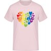 E190 Tričko - Dúhové srdce Pride - Orchideová ružová - 3XL - Pánske E190 Tričko - Dúhové srdce Pride - Orchideová ružová - 3XL - Pánske