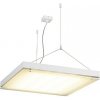 SLV Schrack Technik LI157101 T5 GRILL pendant luminaire, square, white, 2x G5, 4x 24W SLV Schrack Technik LI157101 T5 GRILL pendant luminaire, square, white, 2x G5, 4x 24W