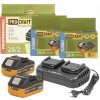 Sada dvoch 20V 4Ah batérií Procraft 20/4 Turbo a nabíjačky pre dve batérie 20/2 | S20-4TURBO/20-2 Sada dvoch 20V 4Ah batérií Procraft 20/4 Turbo a nabíjačky pre dve batérie 20/2 | S20-4TURBO/20-2
