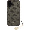 Guess 4G Charm Zadní Kryt pro iPhone 16 Tone on Tone Brown GUHCP16SGF4GCW Guess 4G Charm Zadní Kryt pro iPhone 16 Tone on Tone Brown GUHCP16SGF4GCW