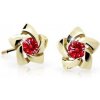 Cutie Jewellery Zlaté detské náušnice C2201-30-X-1 červená Cutie Jewellery Zlaté detské náušnice C2201-30-X-1 červená