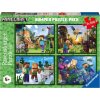 RAVENSBURGER Puzzle Minecraft 4x100 dílků RAVENSBURGER Puzzle Minecraft 4x100 dílků