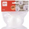 Apli Polystyrénová guľa ø 80 mm biela Creative Apli Polystyrénová guľa ø 80 mm biela Creative