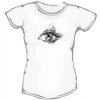 Eye - dámske bavlnené tričko s potlačou bc-b74 M červené Eye - dámske bavlnené tričko s potlačou bc-b74 M červené