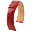 Kožený remienok Hirsch Genuine Croco 18900820-2, červený, krokodília koža, Quick Release 18 mm Kožený remienok Hirsch Genuine Croco 18900820-2, červený, krokodília koža, Quick Release 18 mm