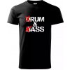 Drum & Bass (Rum & Ass) - Klasické pánske tričko vyššej gramáže - M ( Čierna ) Drum & Bass (Rum & Ass) - Klasické pánske tričko vyššej gramáže - M ( Čierna )