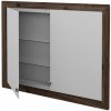 Dreja Dvojdverová zrkadlová skrinka GRID GA2OE 100 - D25 Teak Dreja Dvojdverová zrkadlová skrinka GRID GA2OE 100 - D25 Teak