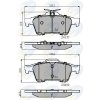 Sada brzdových platničiek kotúčovej brzdy COMLINE CBP01599 CBP01599 Sada brzdových platničiek kotúčovej brzdy COMLINE CBP01599 CBP01599