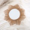 Perfekt nábytok Prírodné ratanové zrkadlo SUNNY ø60 Perfekt nábytok Prírodné ratanové zrkadlo SUNNY ø60
