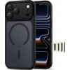 Tech-Protect MagPeak MagSafe CC iPhone 17 Pro Max Matný Čierny 5906302333561