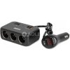 Predlžovacia zásuvka 2x USB-A 1x USB-C QC4.0 12/24V 120W 80cm AMiO-04366 Predlžovacia zásuvka 2x USB-A 1x USB-C QC4.0 12/24V 120W 80cm AMiO-04366