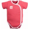 Eevi Body rozopínacie s krátkym rukávom STATKI červené - 62 Eevi Body rozopínacie s krátkym rukávom STATKI červené - 62