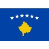 Kosovo vlajka - 150 x 225 cm - tunel, karabína Kosovo vlajka - 150 x 225 cm - tunel, karabína
