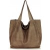 MARCO MAZZINI Kožená shopper taška | cappuccino v102L MARCO MAZZINI Kožená shopper taška | cappuccino v102L