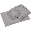 COTTON & SWEETS Perinka s vankúšikmi pre bábiku Basic - Light grey COTTON & SWEETS Perinka s vankúšikmi pre bábiku Basic - Light grey